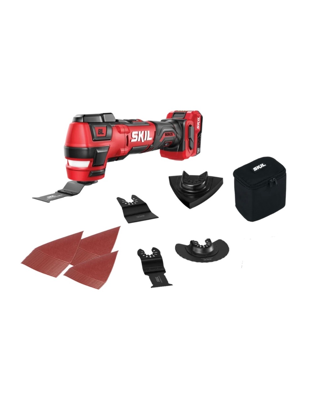 SKIL 12v Brushless Oscillating Multi-Tool with 40pc Accessory Kit